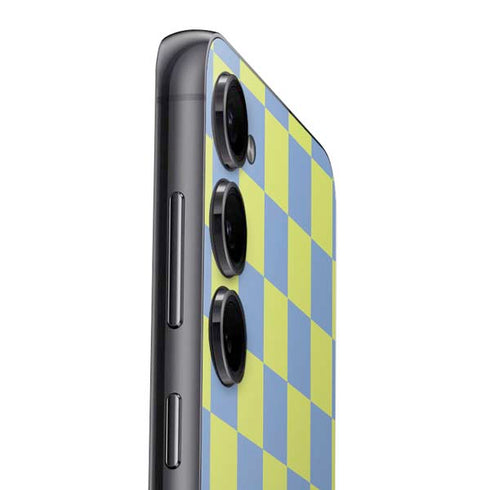 Neon Checkered Galaxy S25 Skin